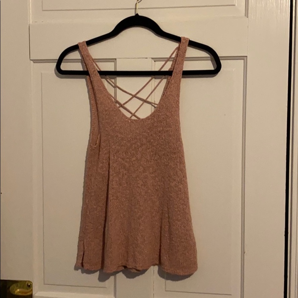 AEO knit tank top